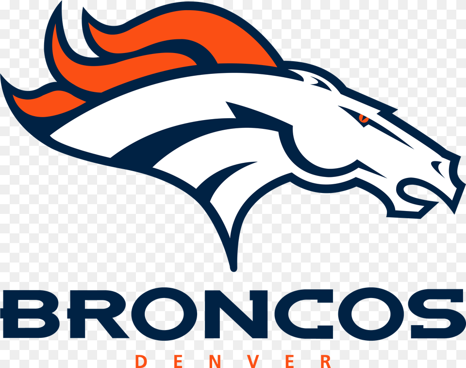 Vector Stencil Denver Broncos Logo, Animal, Fish, Sea Life, Shark Png