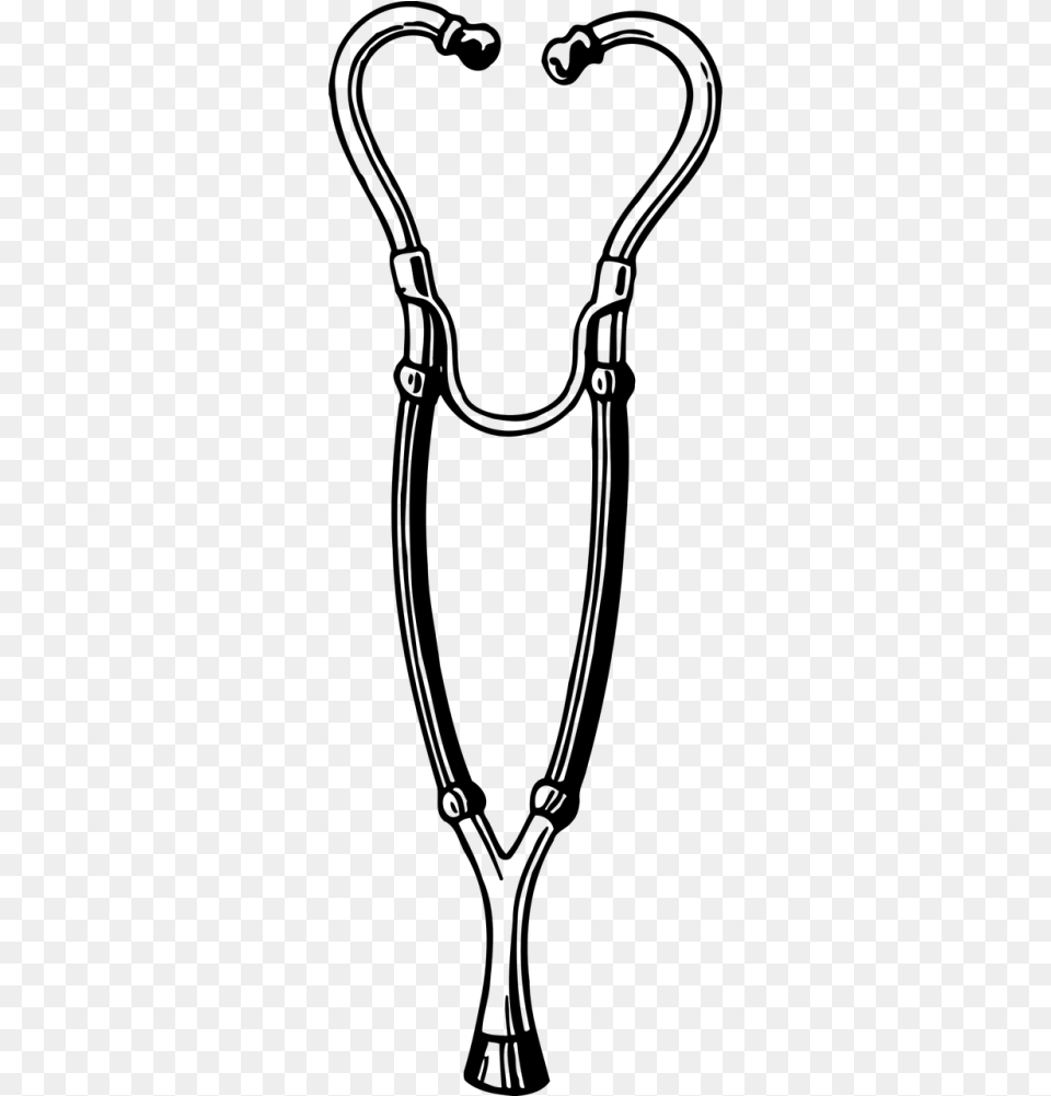 Vector Stethoscope, Gray Free Png Download