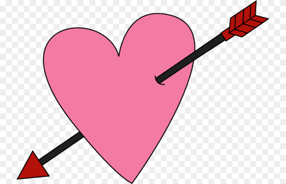 Vector Stock Arrows With Hearts Clipart Heart With Arrow Pink Free Transparent Png