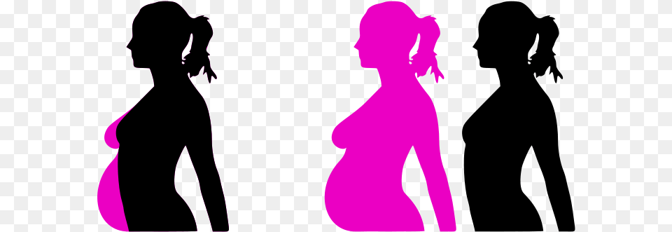 Vector Stock Clipart Pregnant Woman Silhouette Pregnant Clip Art, Adult, Female, Person, Clothing Png
