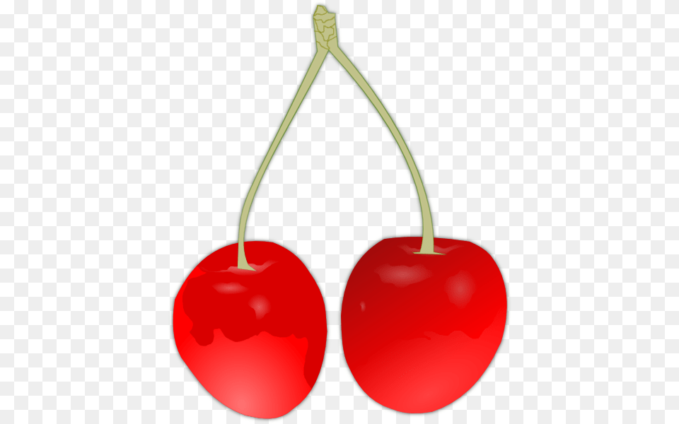 Vector Stock Pair Of Cherries Clip Art At Clker Cherry Art Clipart, Food, Fruit, Plant, Produce Png