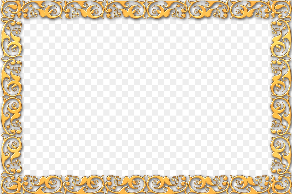 Vector Stock Picture Frame Border Clipart Frame Border Gold, White Board, Blackboard, Electronics, Screen Free Png