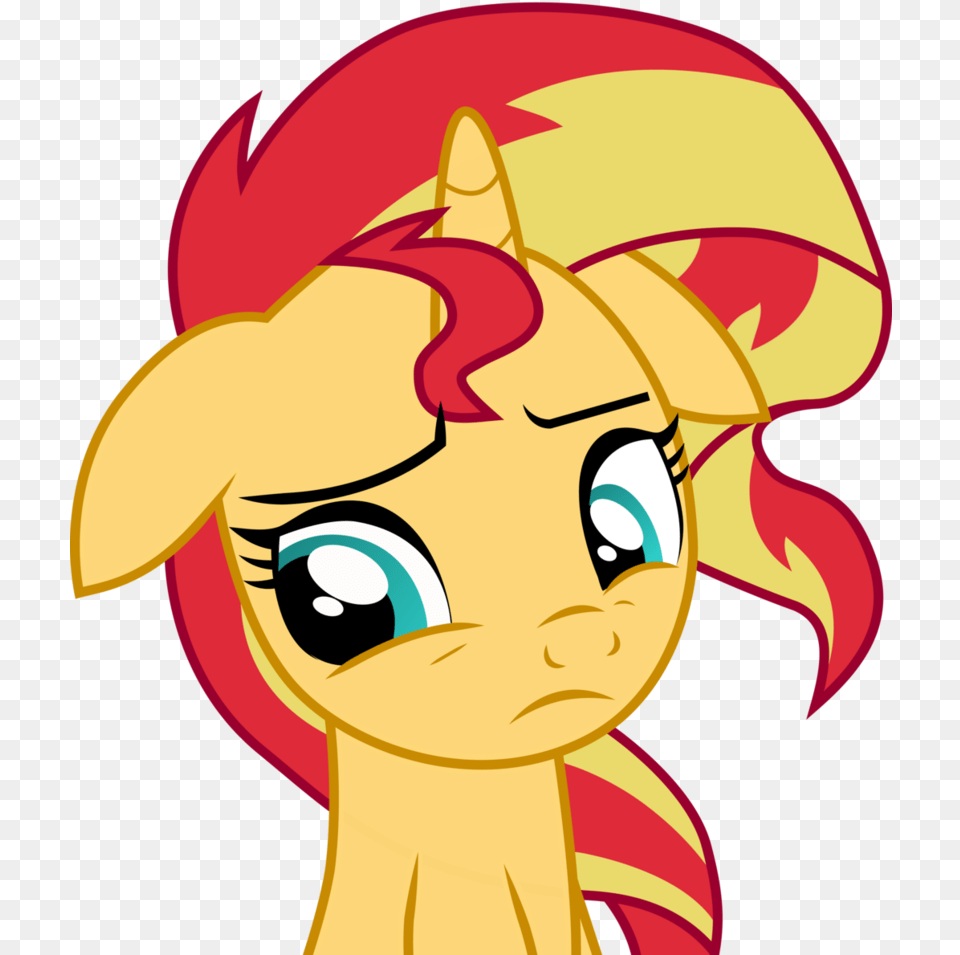 Vector Sunset Shimmer Pony Pony Mlp Sunset Shimmer Vector, Baby, Person, Face, Head Free Transparent Png