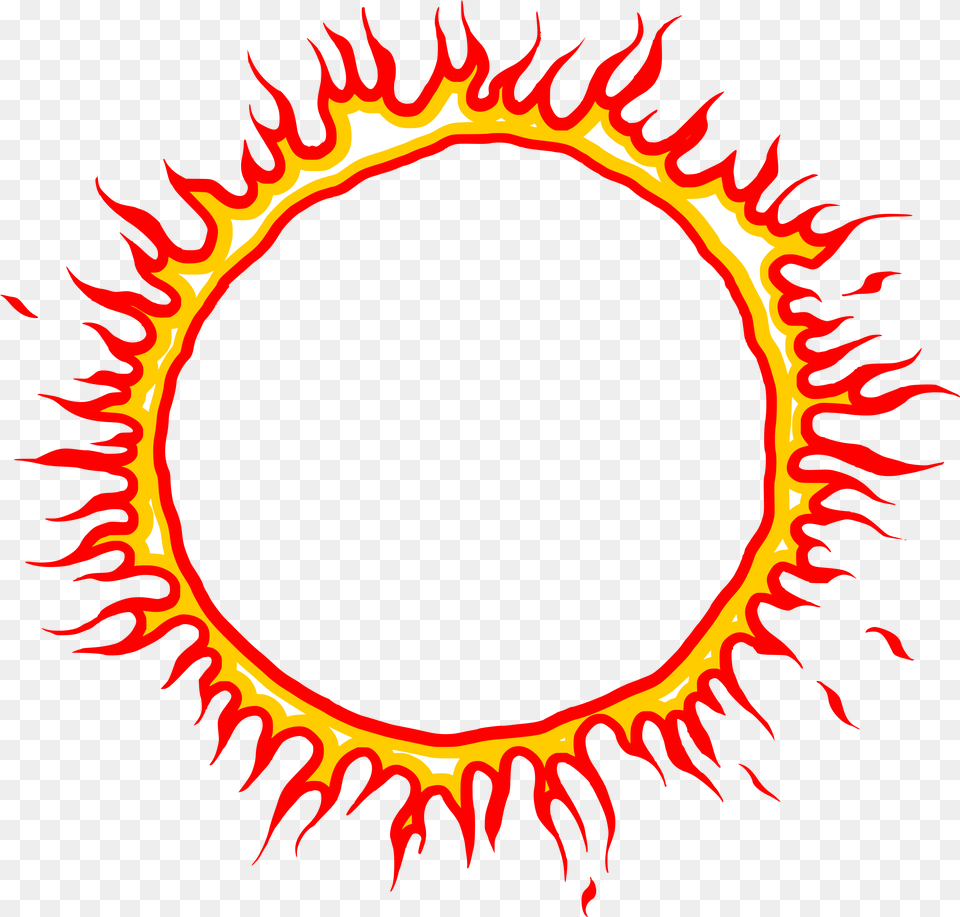 Vector Svg Transparent Cartoon Circle Of Fire, Pattern, Accessories, Outdoors, Nature Free Png Download