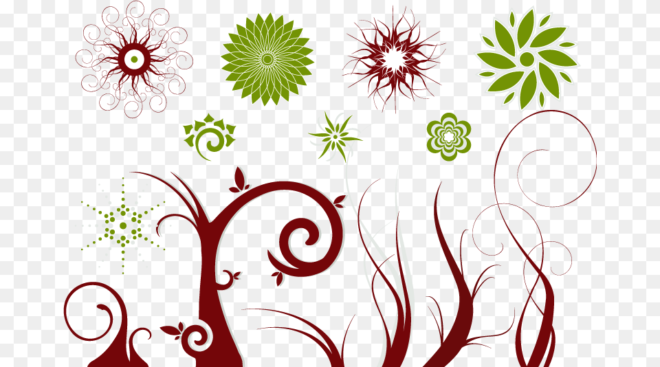 Vector Swirl Picture Vector Flowers, Art, Floral Design, Graphics, Pattern Free Png Download