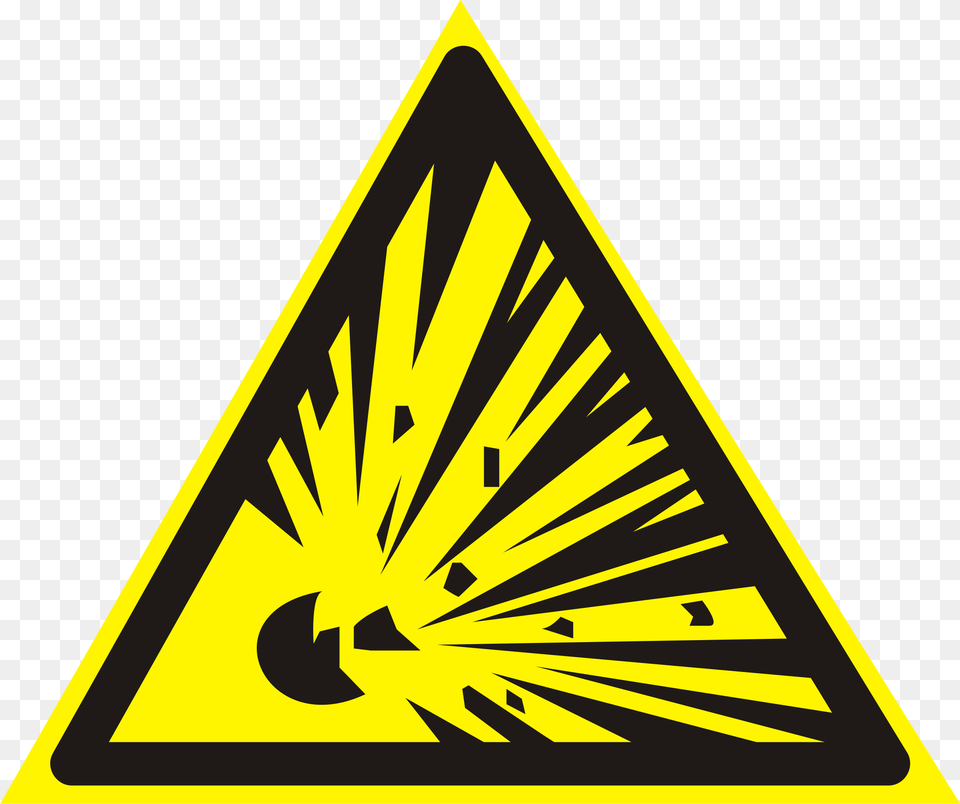 Vector Symbol Explosive Cmx File Formats I Eps Znak Vzrivoopasno, Triangle, Sign, Road Sign Free Transparent Png