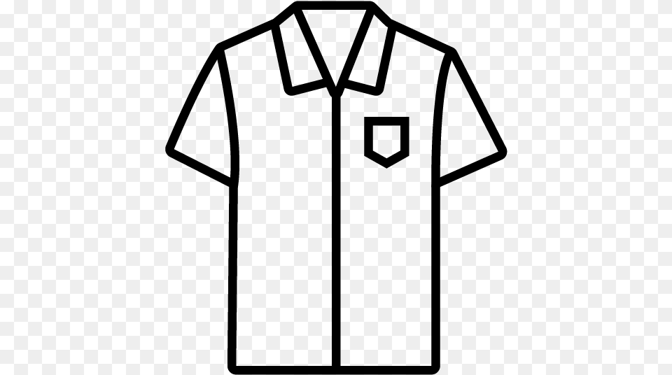 Vector T Shirt Shape, Gray Png