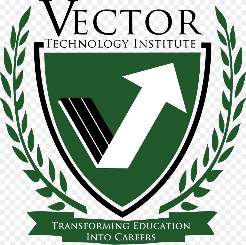 Vector Technology Institute, Emblem, Symbol, Green Png Image
