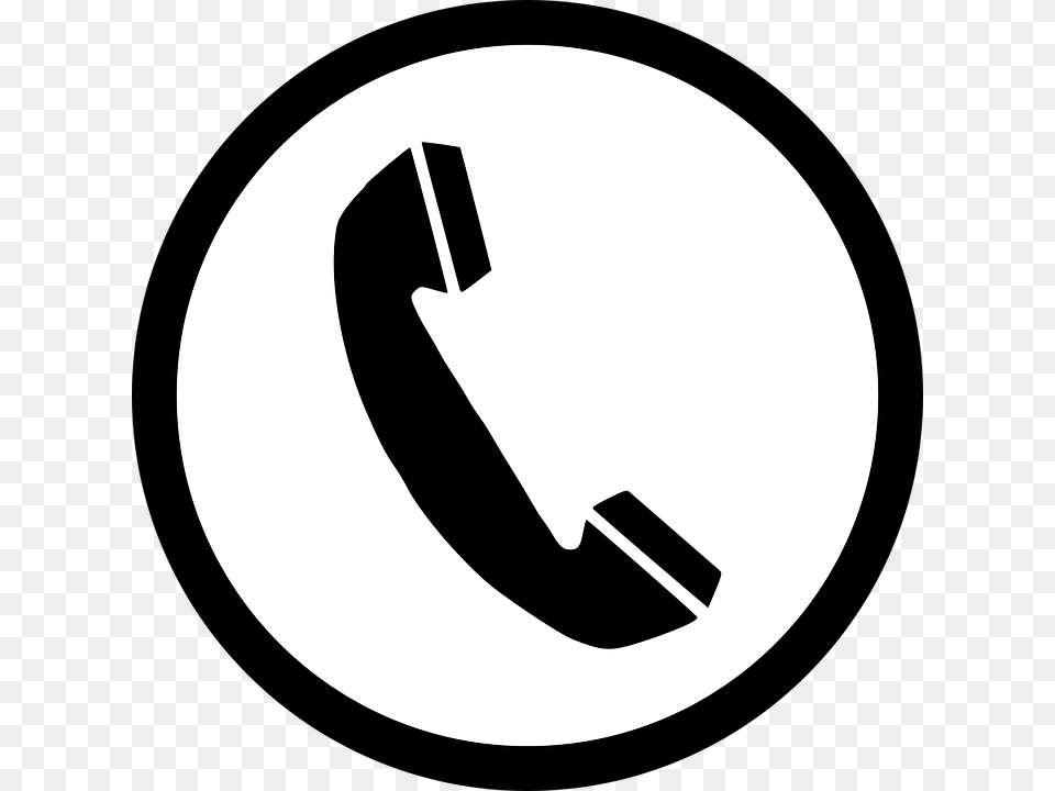 Vector Telefono Telephone Clipart, Stencil, Symbol, Astronomy, Moon Free Png Download