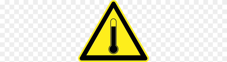 Vector Temperature Gauge, Sign, Symbol, Triangle, Road Sign Png