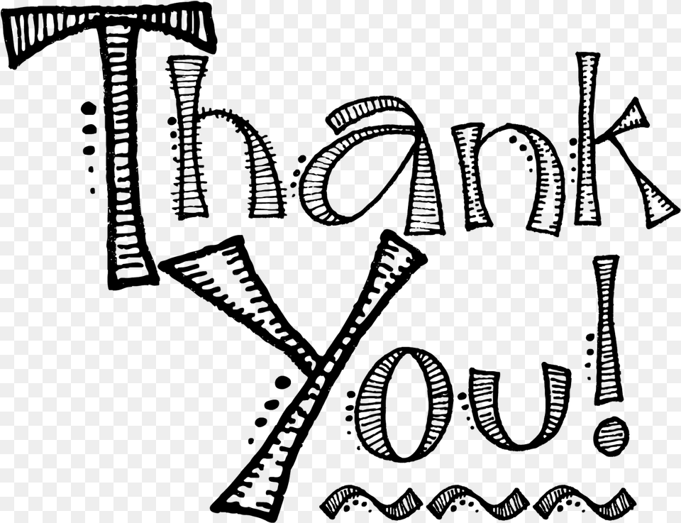 Vector Thank You Thank You, Gray Free Png