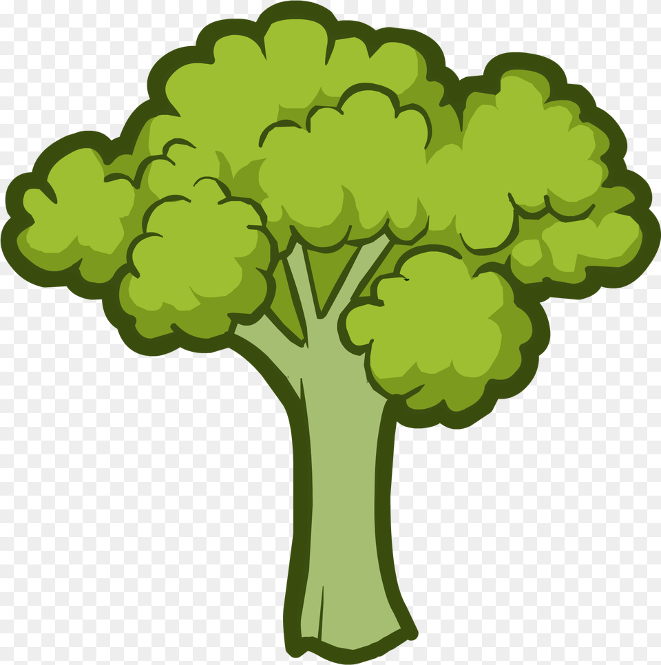 Vector Transparent Clipart Broccoli, Food, Green, Plant, Produce Free Png Download