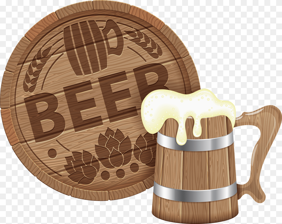 Vector Transparent Oktoberfest And Mug Beer And Barrel, Adult, Person, Female, Woman Free Png Download