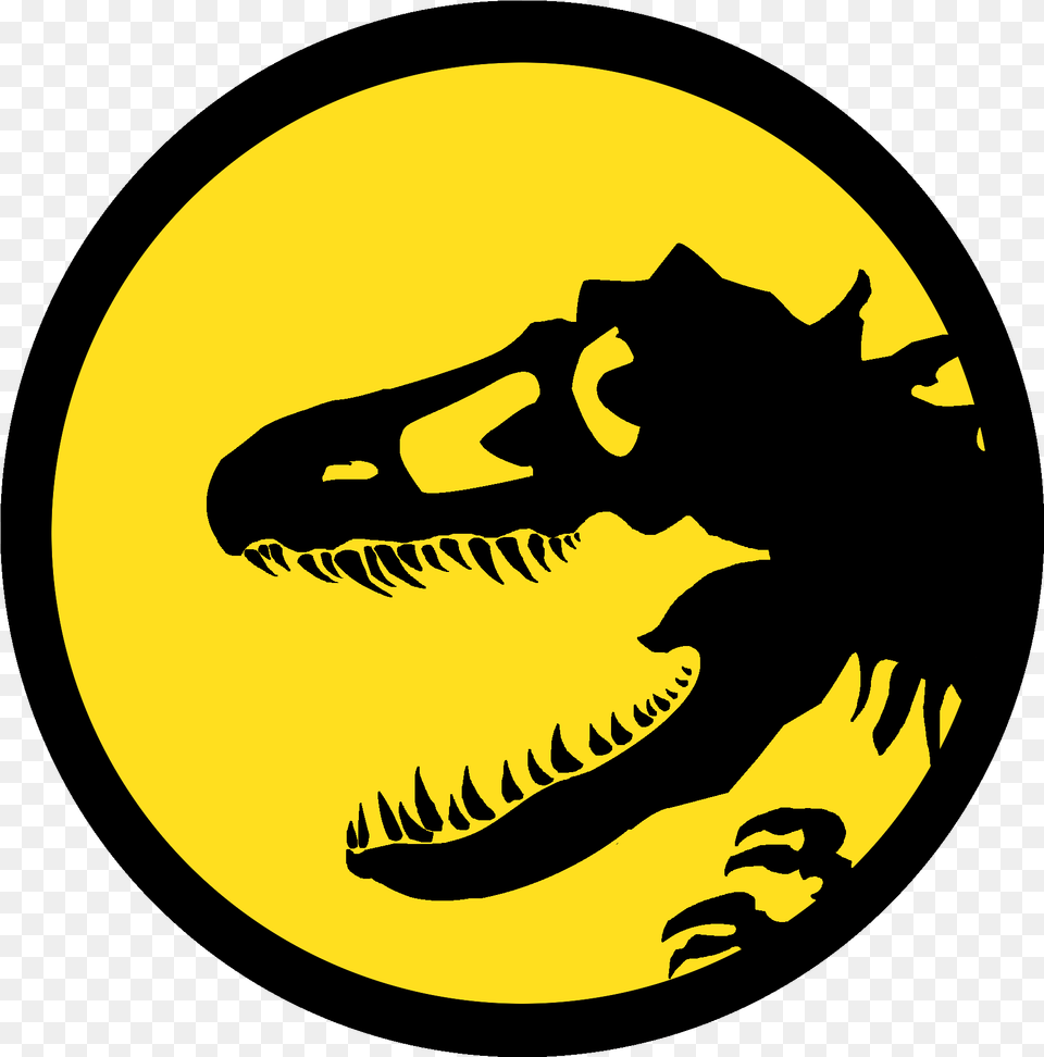 Vector Transparent Jurassic Park Logo Tyrannosaurus Tyrannosaurus, Animal, Fish, Sea Life, Shark Free Png