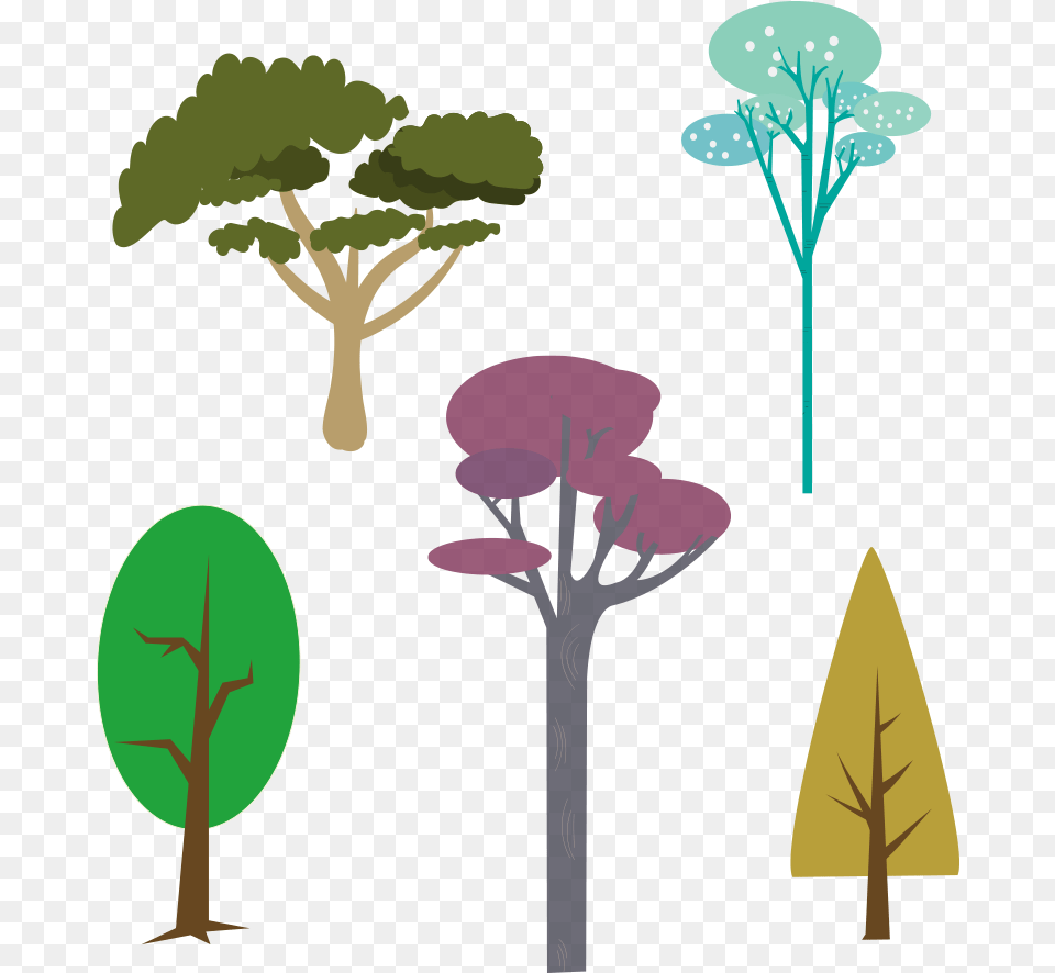 Vector Trees Cdr Illustration, Plant, Tree, Art, Drawing Png