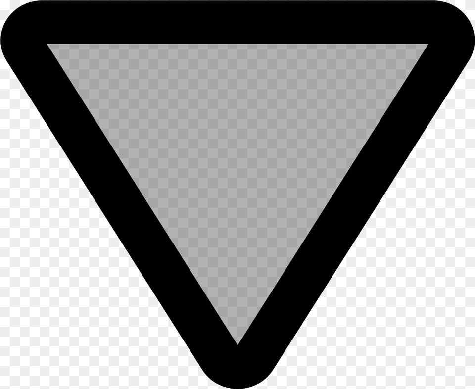 Vector Triangles Upside Down Hand Drawn Triangle Vector, Gray Png Image