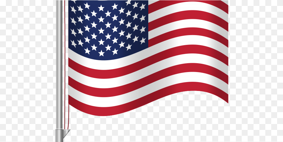 Vector Usa Flag Waving, American Flag Png