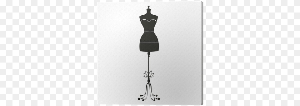 Vector Vintage Tailor39s Mannequin Canvas Print Pixers Maniqui Vector, Clothing, Dress, Coat Png