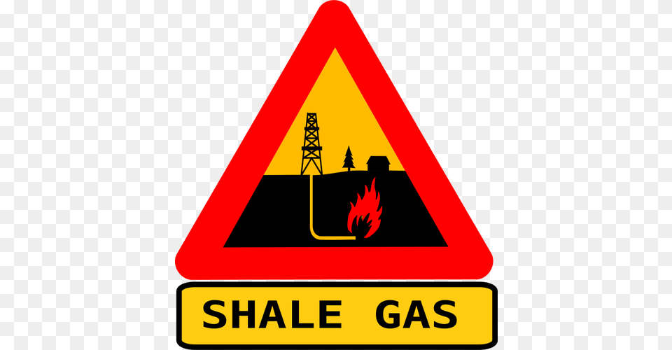 Vector Warning Sign For Shale Gas Fracking, Symbol, Dynamite, Weapon, Road Sign Png Image