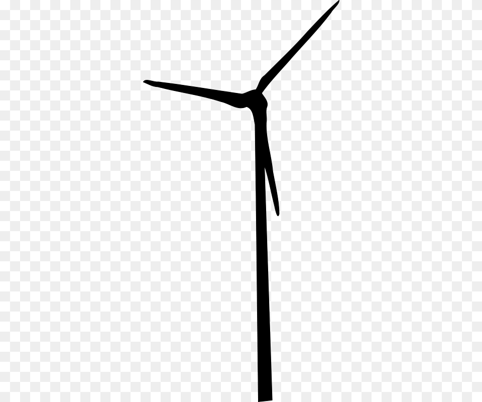 Vector Wind Turbine Wind Turbine Clip Art, Gray Free Png Download