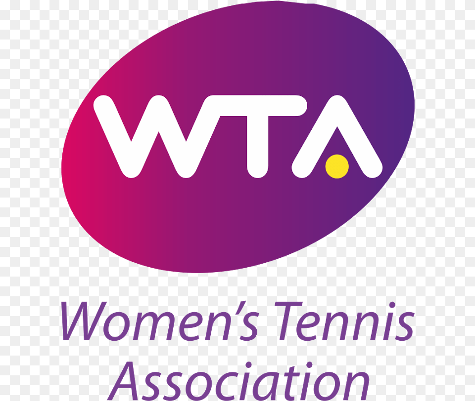 Vector Women Logo Picture Wta Women Tennis Association Logo, Purple, Disk Free Png Download