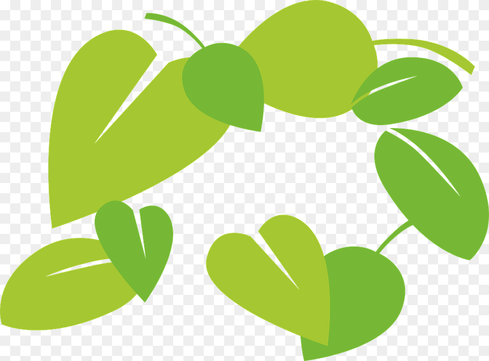 Vectores Hojas Verdes Green, Leaf, Plant, Symbol Png Image
