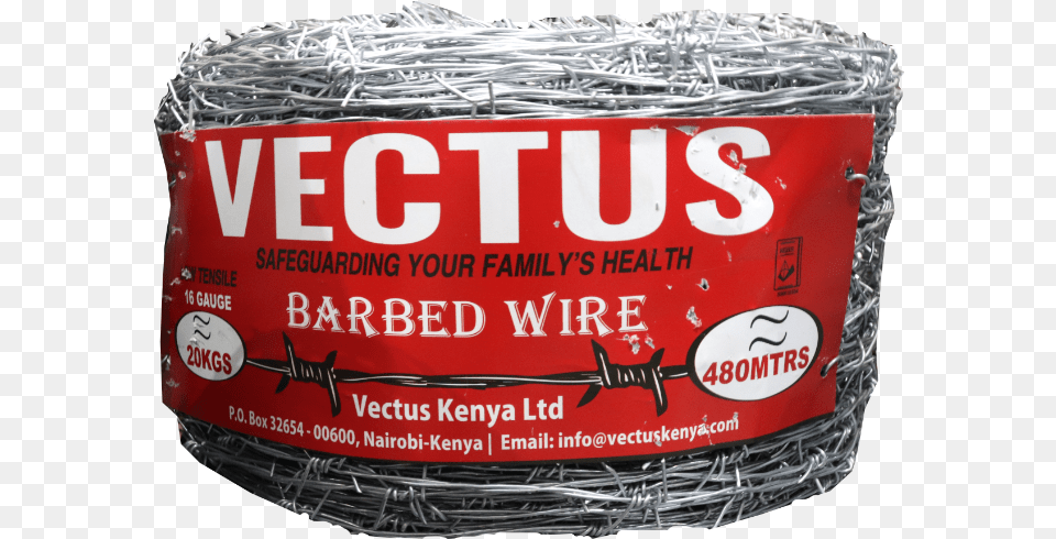 Vectus Barbed Wire 480m 16g X 20kg Thread, Barbed Wire Free Png