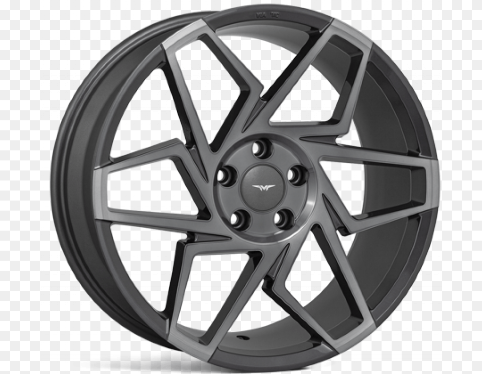 Veemann V Fs27r Graphite Smoke Machined Speedline 15 Inch Wheels, Alloy Wheel, Car, Car Wheel, Machine Free Png