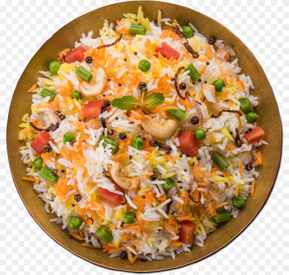 Veg Biryani Images, Food, Food Presentation, Plate Png