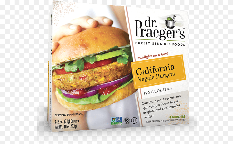 Veg Burger Dr Praeger39s Veggie Burgers, Advertisement, Food, Poster Png