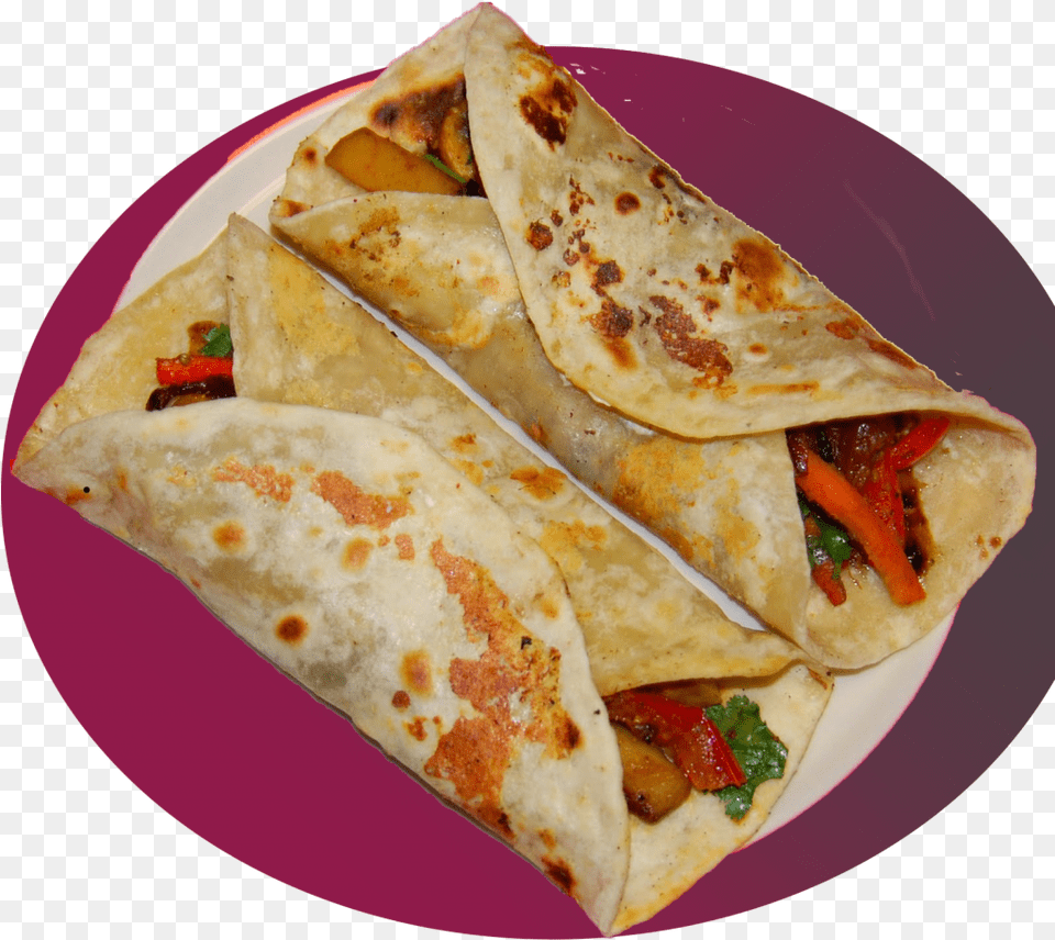 Veg Frankie Easy To Cook And Superb, Food, Bread, Plate Png
