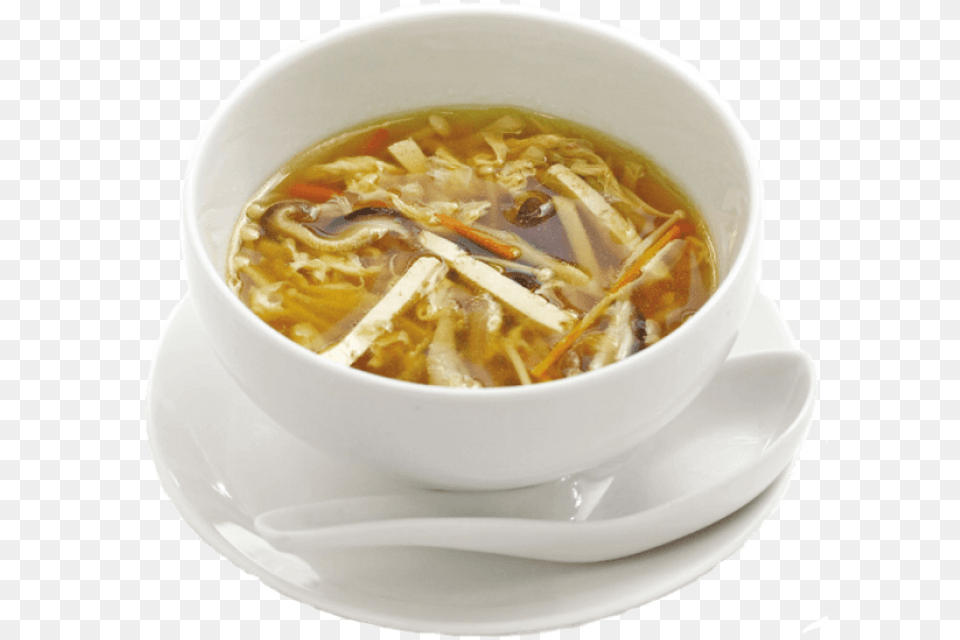 Veg Hot And Sour Soup, Bowl, Dish, Food, Meal Free Png Download