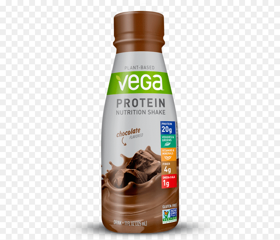 Vega Protein Nutrition Shake Vega One, Chocolate, Dessert, Food, Herbal Free Transparent Png