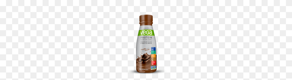 Vega Protein Shake Chocolate Ml Shipping In Canada, Bottle, Food, Ketchup, Herbal Free Png Download