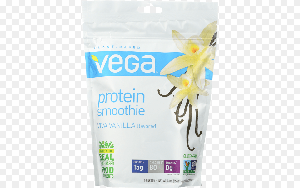 Vega Protein Smoothie Viva Vanilla Pouch 9 Vega Protein Smoothie Viva Vanilla 93 Oz, Flower, Plant, Bag Free Png Download