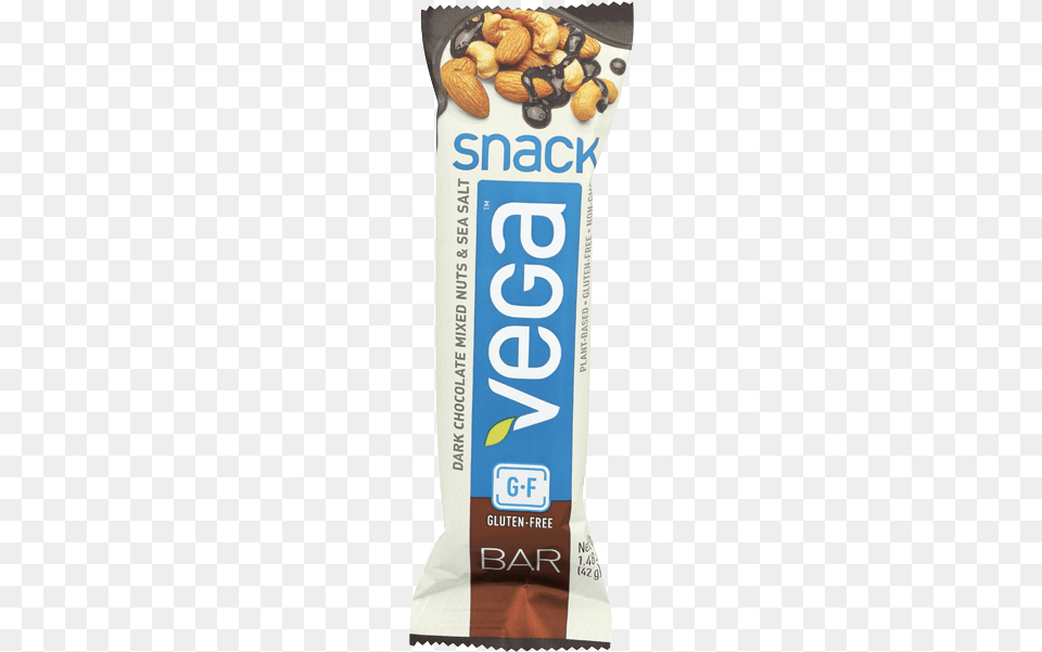 Vega Snack Dark Chocolate Mixed Nuts Bar 42 G Vega Snack Bar Dark Chocolate Mixed Nuts, Food, Produce, Grain Png Image