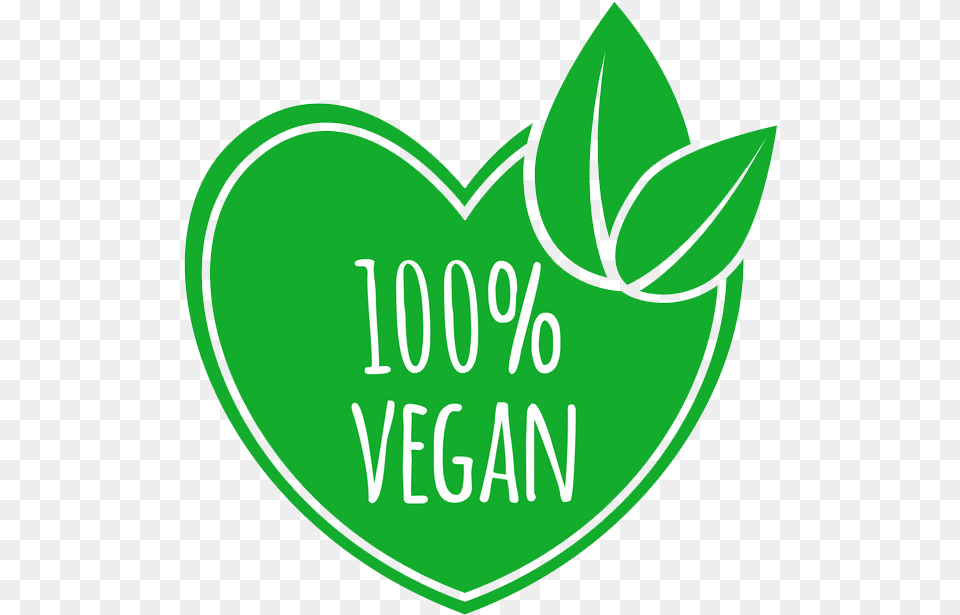 Vegan 100 Vegan Logo, Green, Herbal, Herbs, Leaf Free Transparent Png