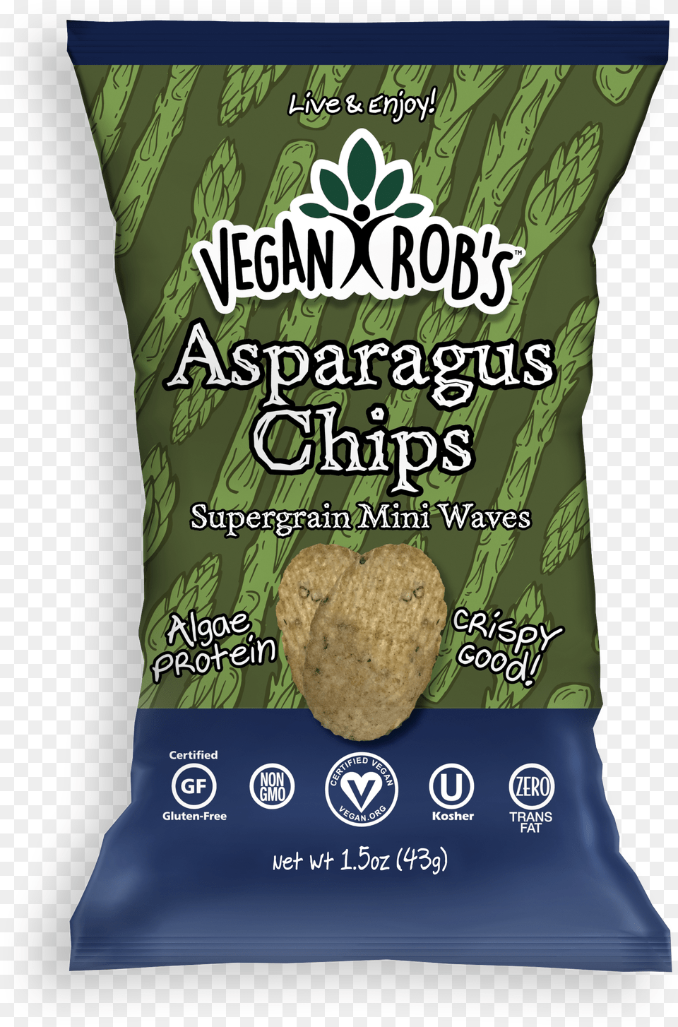 Vegan Asparagus Chips Small Vegan Rob39s Brussel Sprout Puffs Free Png