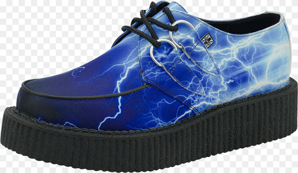 Vegan Blue Lightning Creepers Blue Lightning Shoes, Canvas, Clothing, Footwear, Shoe Free Transparent Png