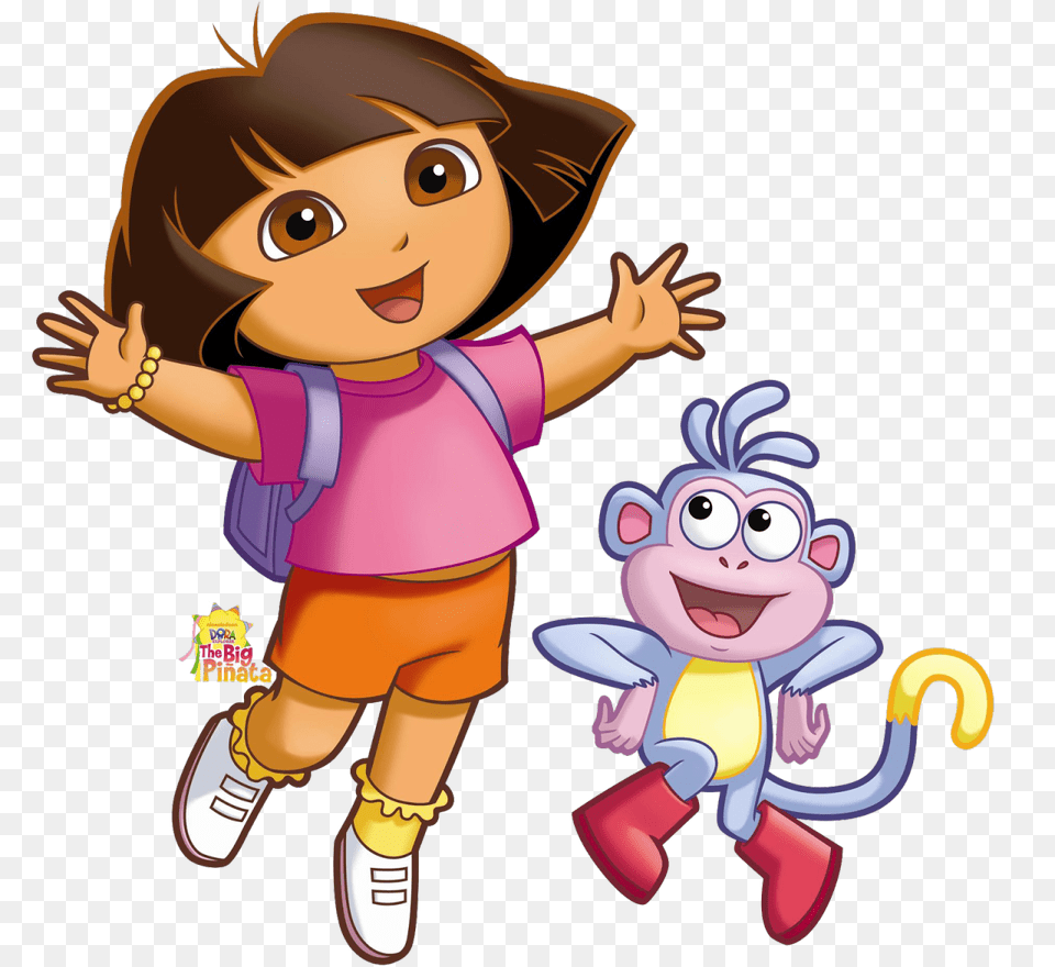 Vegan Character Of The Day Dora And Boots, Baby, Person, Book, Comics Free Png Download
