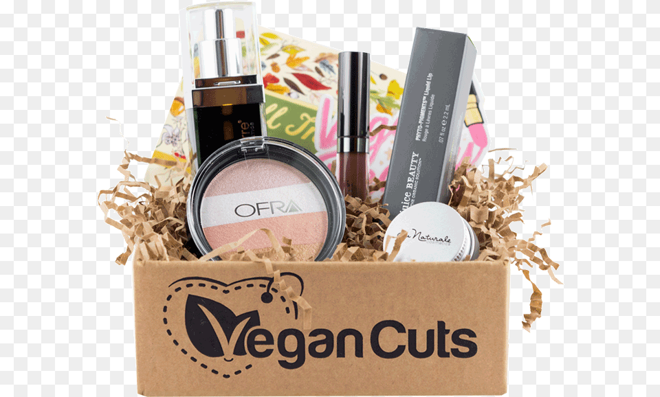 Vegan Cuts Makeup Box Vegan Cuts, Cosmetics, Lipstick, Face, Head Free Png