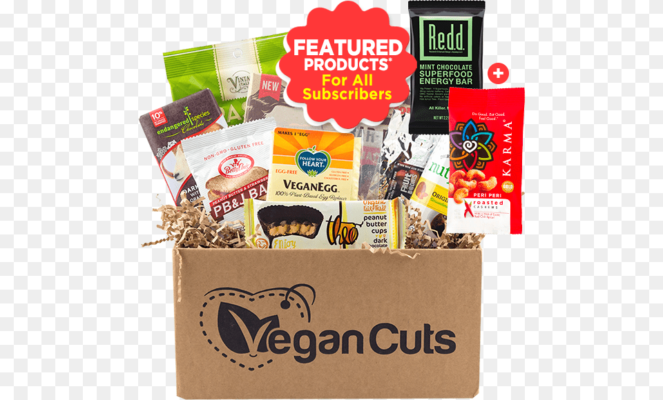 Vegan Cuts Snack Box Cruelty Beauty And Makeup Greatist Goods Sample Box, Food, Cardboard, Carton Free Png