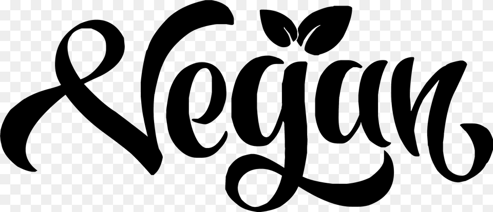 Vegan Font, Gray Free Png