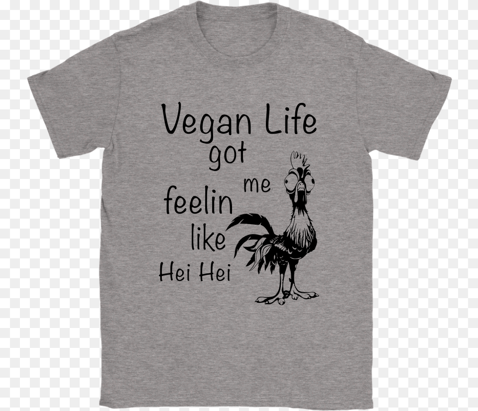Vegan Life Got Me Feeling Like Hei Hei Moana Disney Zelda Shirts, Clothing, T-shirt, Person Png Image