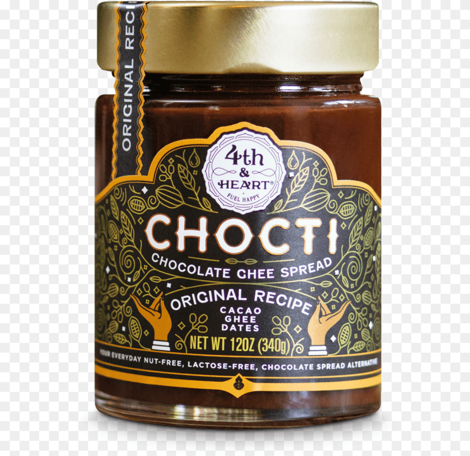 Vegan Nutella Alternative 4th Amp Heart Chocti Chocolate Ghee Spread Passionfruit, Alcohol, Beer, Beverage, Food Free Png