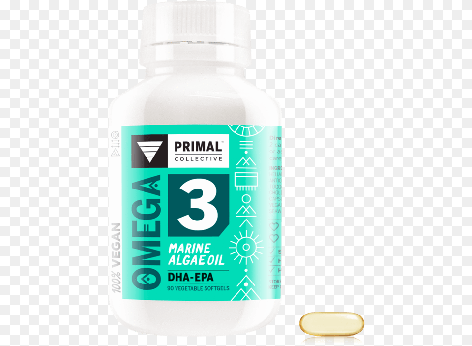 Vegan Omega 3 Omega 3 Supplement 500mg Dha 300mg Epa Non Fish, Can, Medication, Tin Free Png