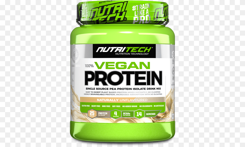 Vegan Protein 100 Pea Isolate 454g Nutritech, Food, Ketchup Png Image