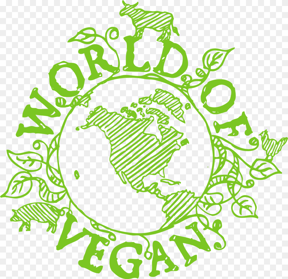 Vegan Rainbow Pizza Folder Icon, Green, Logo, Animal, Emblem Png Image