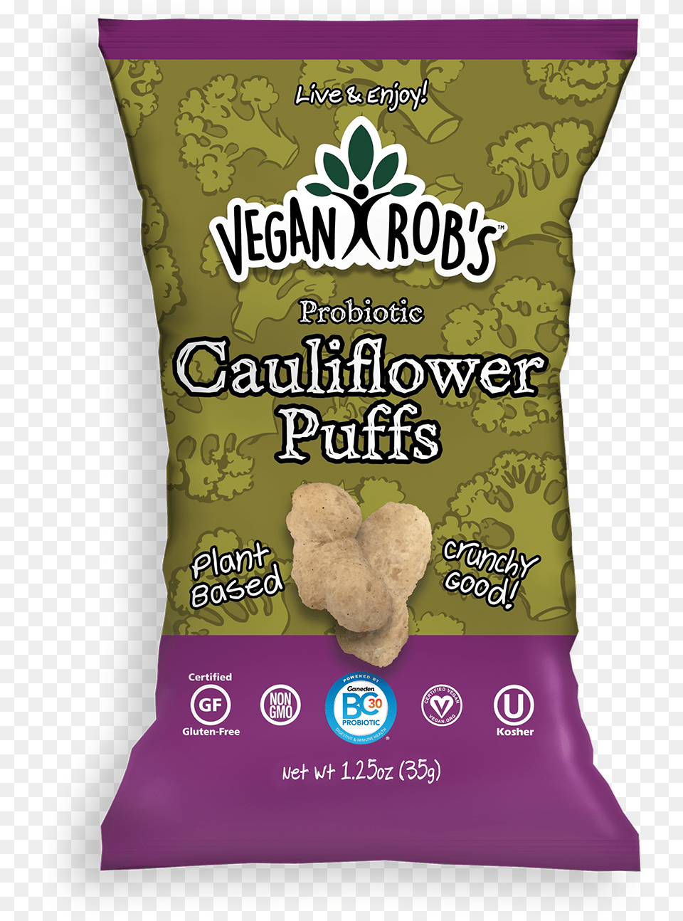 Vegan Rob39s Probiotic Cauliflower Puffs, Cushion, Home Decor, Person, Pillow Png Image