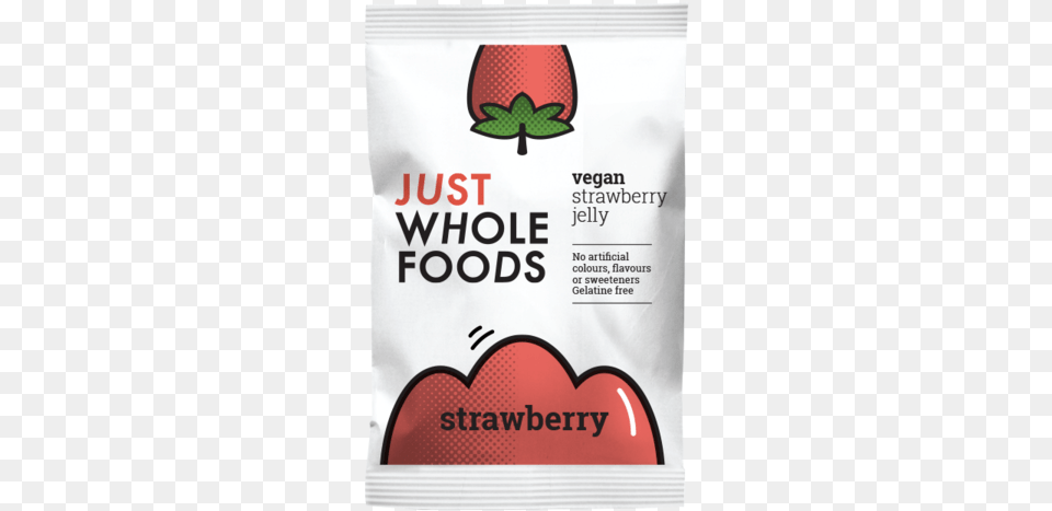 Vegan Strawberry Jelly Crystals Jam, Advertisement, Poster, Berry, Food Png Image